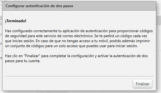 Guía para habilitar a autentificación de dos factores en Zimbra